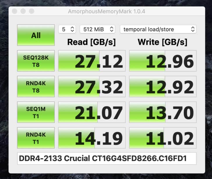 標準メモリ8GB(4GB×2)＋32GB(16GB×2)