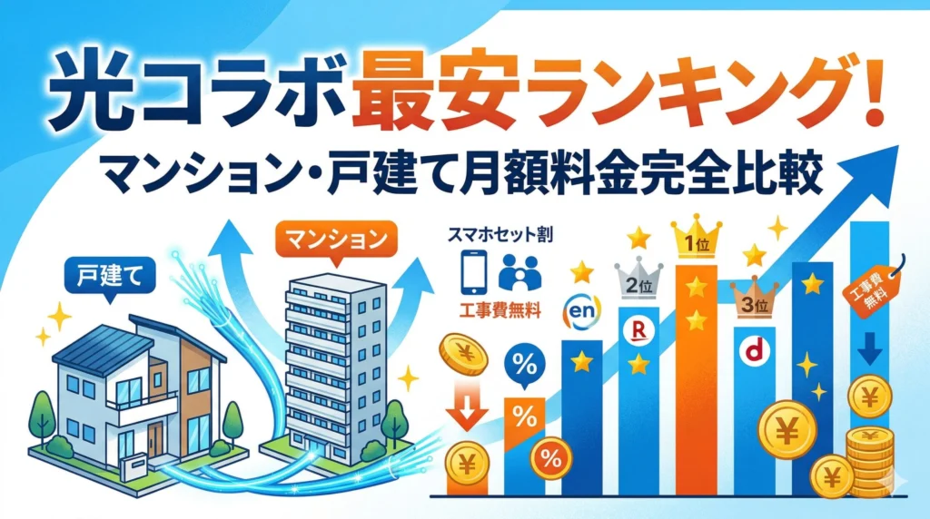 光コラボ最安ランキングのアイキャッチ画像