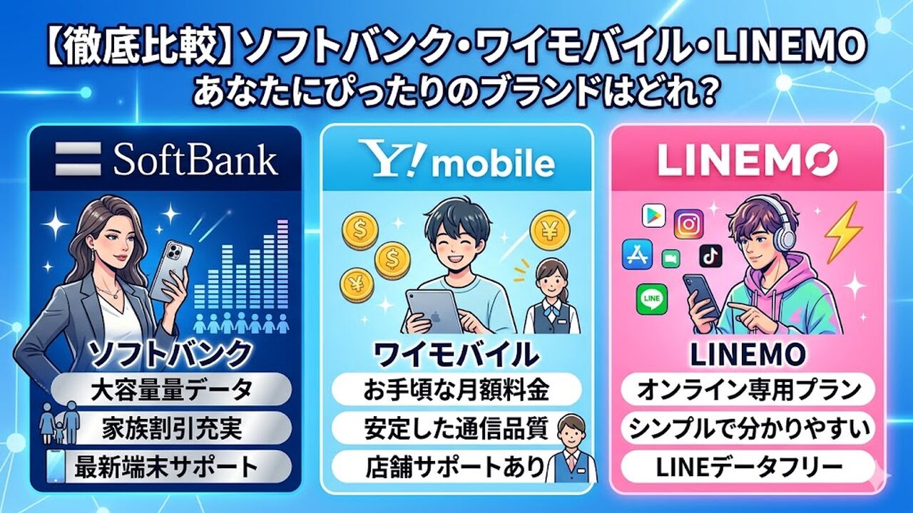 softbank-ymobile-linemo アイキャッチ画像