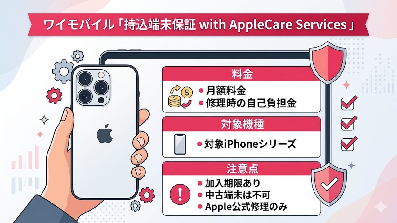 ymobile-with-applecare-services アイキャッチ画像