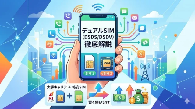 デュアルSIMおすすめ組み合わせのアイキャッチ画像