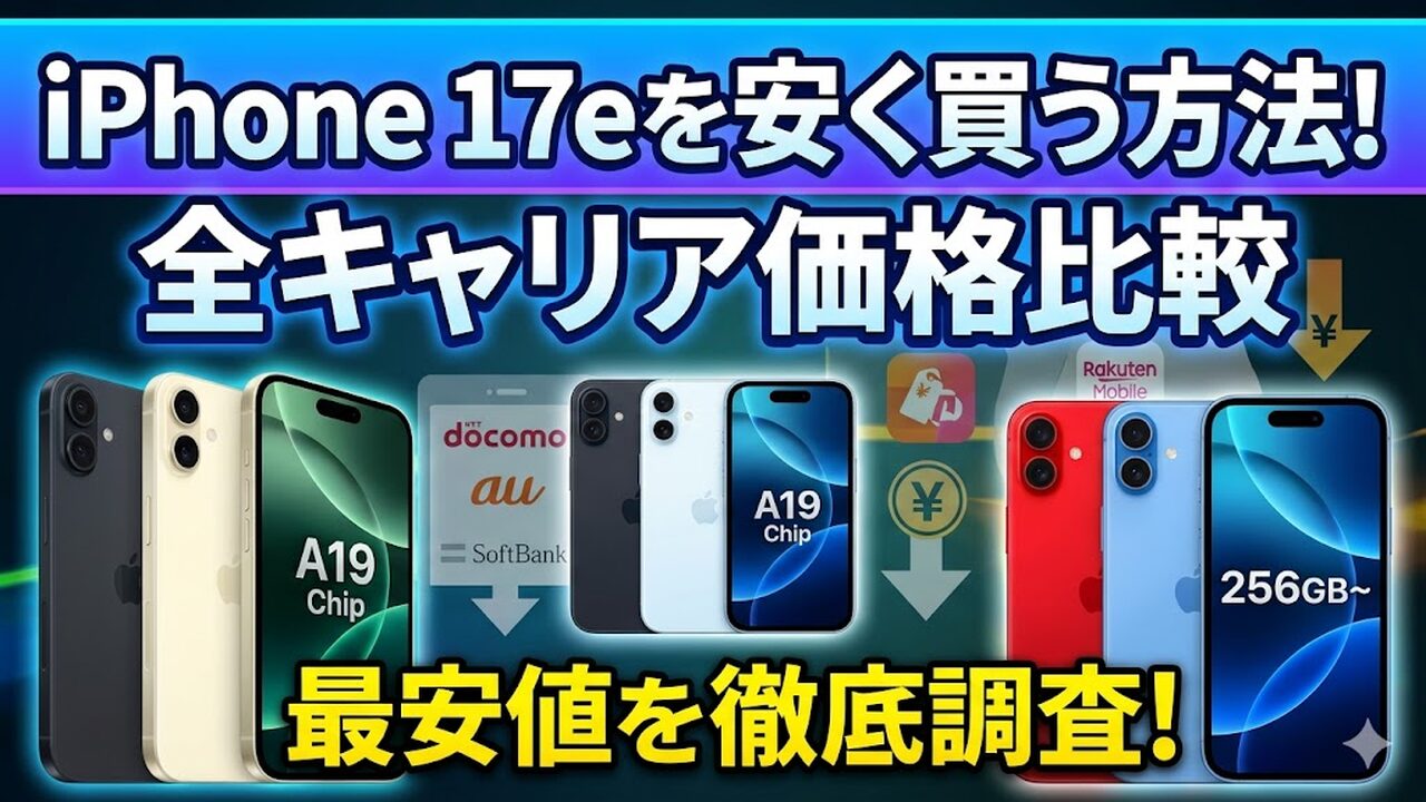 iphone-17e-cheapest-price-comparison アイキャッチ画像