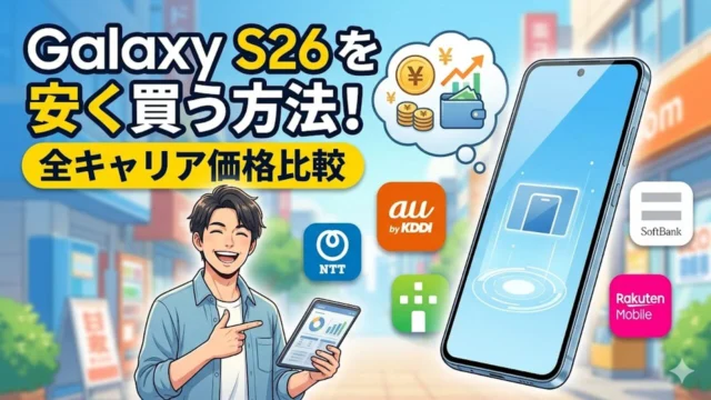 galaxy-s26-cheapest-price-comparison アイキャッチ画像
