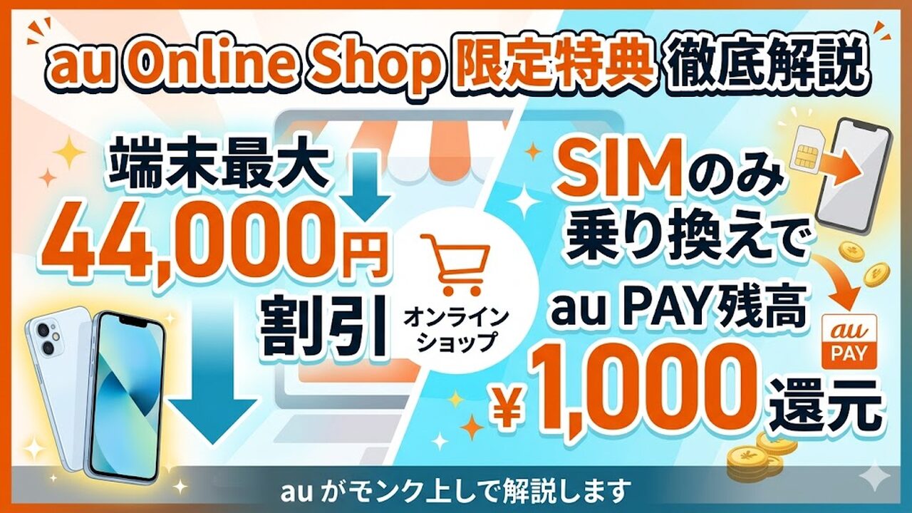 au-online-shop-otokuwari アイキャッチ画像