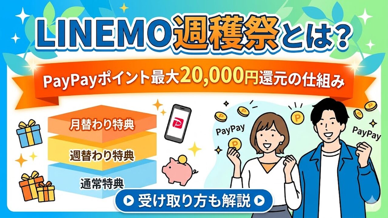 linemo-paypay-campaign アイキャッチ画像