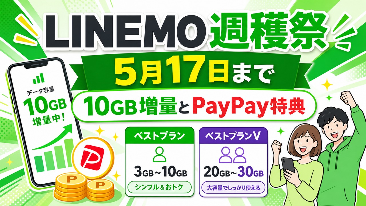 linemo-campaign アイキャッチ画像