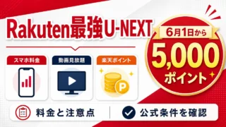 rakuten-saikyo-unext-plan アイキャッチ画像