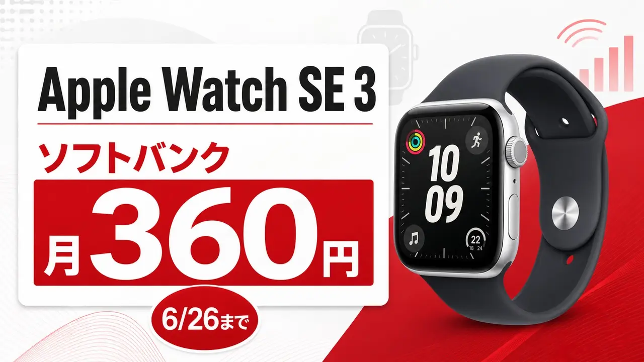 softbank-apple-watch-se3-360yen-20260626 アイキャッチ画像