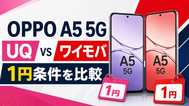 oppo-a5-5g-uq-ymobile-price アイキャッチ画像