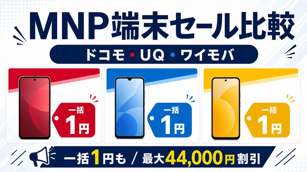 mnp-device-sale-docomo-uq-ymobile アイキャッチ画像