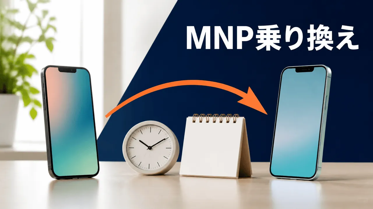 MNP乗り換えのベストタイミング｜違約金・日割り・短期解約料を表す比較イラスト
