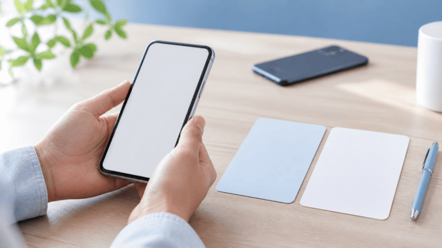 スマートフォンで料金プランを比較し申込準備をする利用イメージ