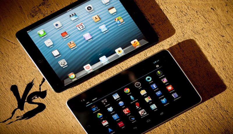 AndroidタブレットとiPad